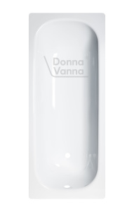 Ванна стальная 1700*700 белая орхидея с оп. подст. DONNA VANNA ВИЗ