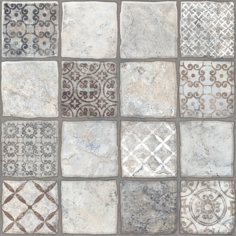 Карфаген 1Д Керамогранит Грес Рустик 400*400 (0,16*11=1,76*48) Керамин