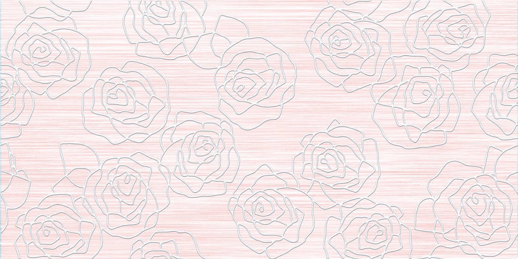 Джулия Декор 250*500 розовый (1*8) VINCHI