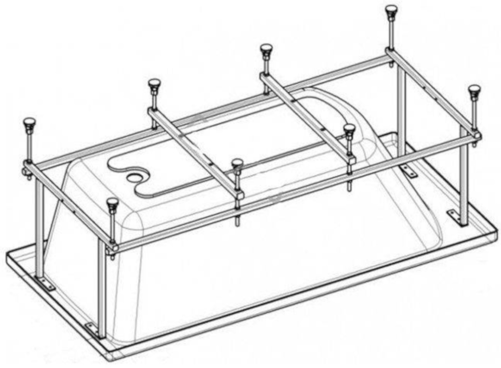 BeCool монтажный комплект к а/в 1700*800 Roca