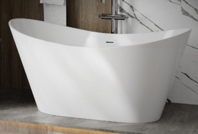 Rietti Ванна акриловая 170х73 отдельностоящая белая VT20031H Vinchi
