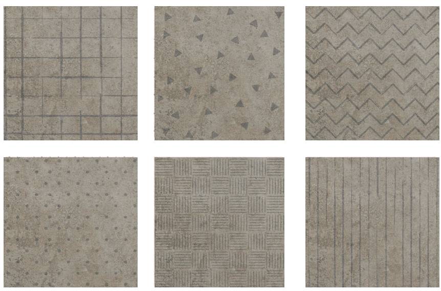 Адажио ПО 200*200 бежевая орнамент люкс (0,04*26=1,04*96) ВКЗ