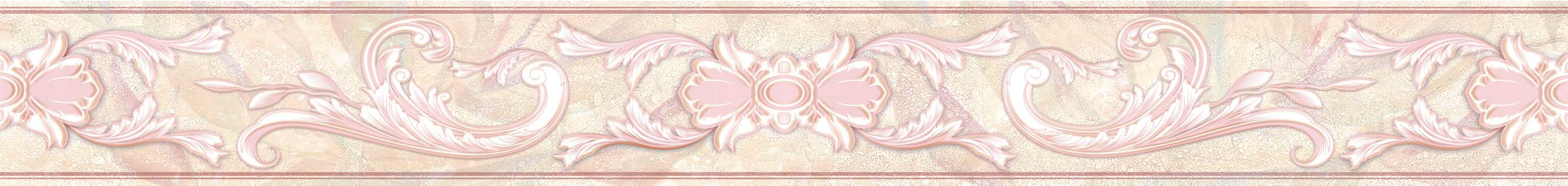 Травертин Романтик 2 Бордюр 60*500 без роз (1*24) VINCHI