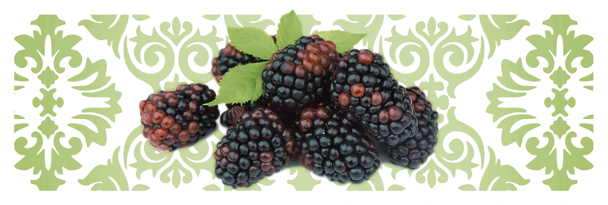 Беррис 2 Декор 100*300 (Ежевика) (1*16)