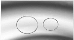 Teramo Клавиша смыва двойной смыв хром глянец  VT20107CHH Vinchi