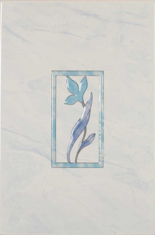 Венера голубая 1 Декор 200*300 (1*18) Шахтинская плитка