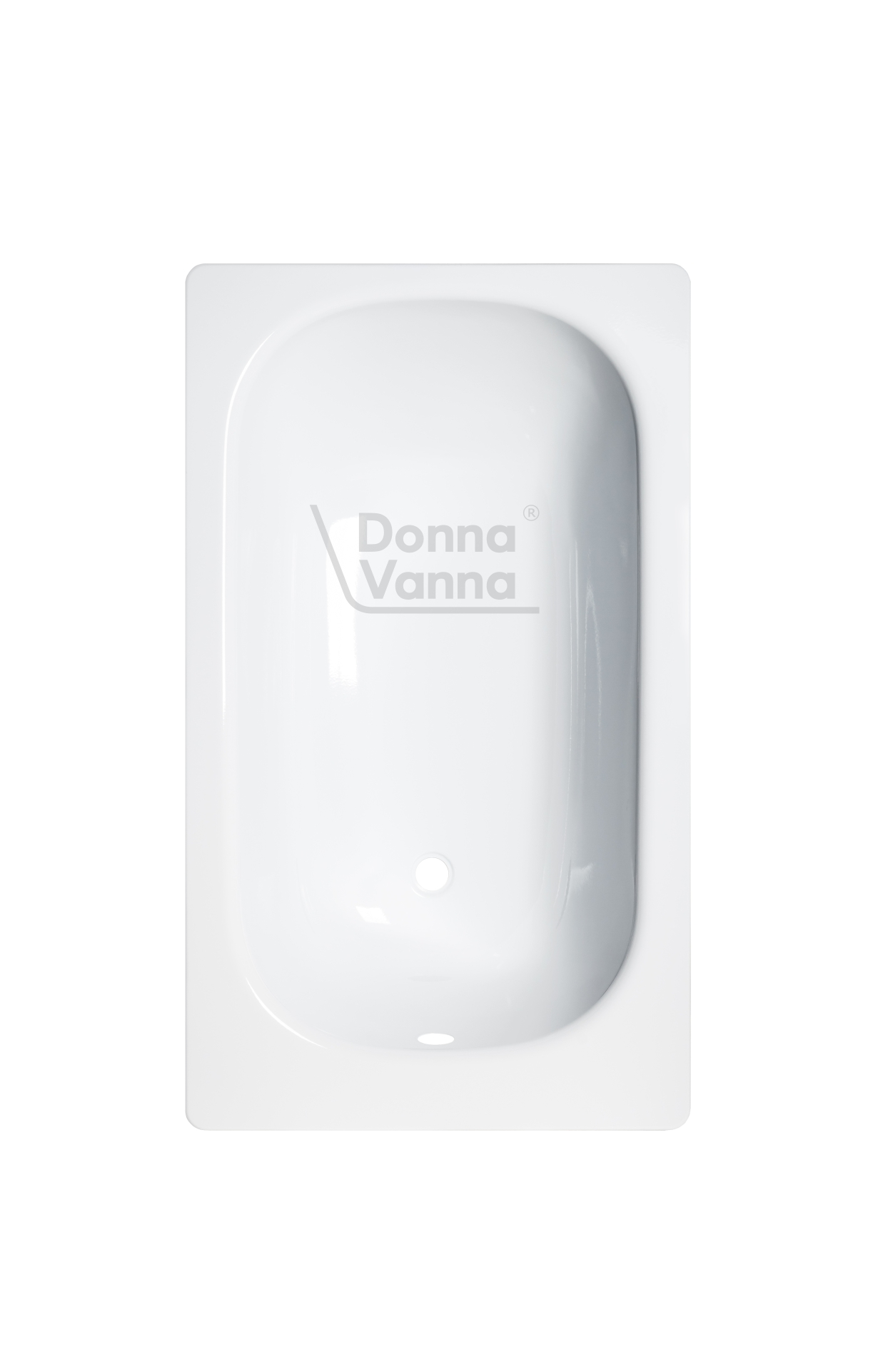 Ванна стальная 1200*700 белая орхидея с оп. подст. DONNA VANNA ВИЗ