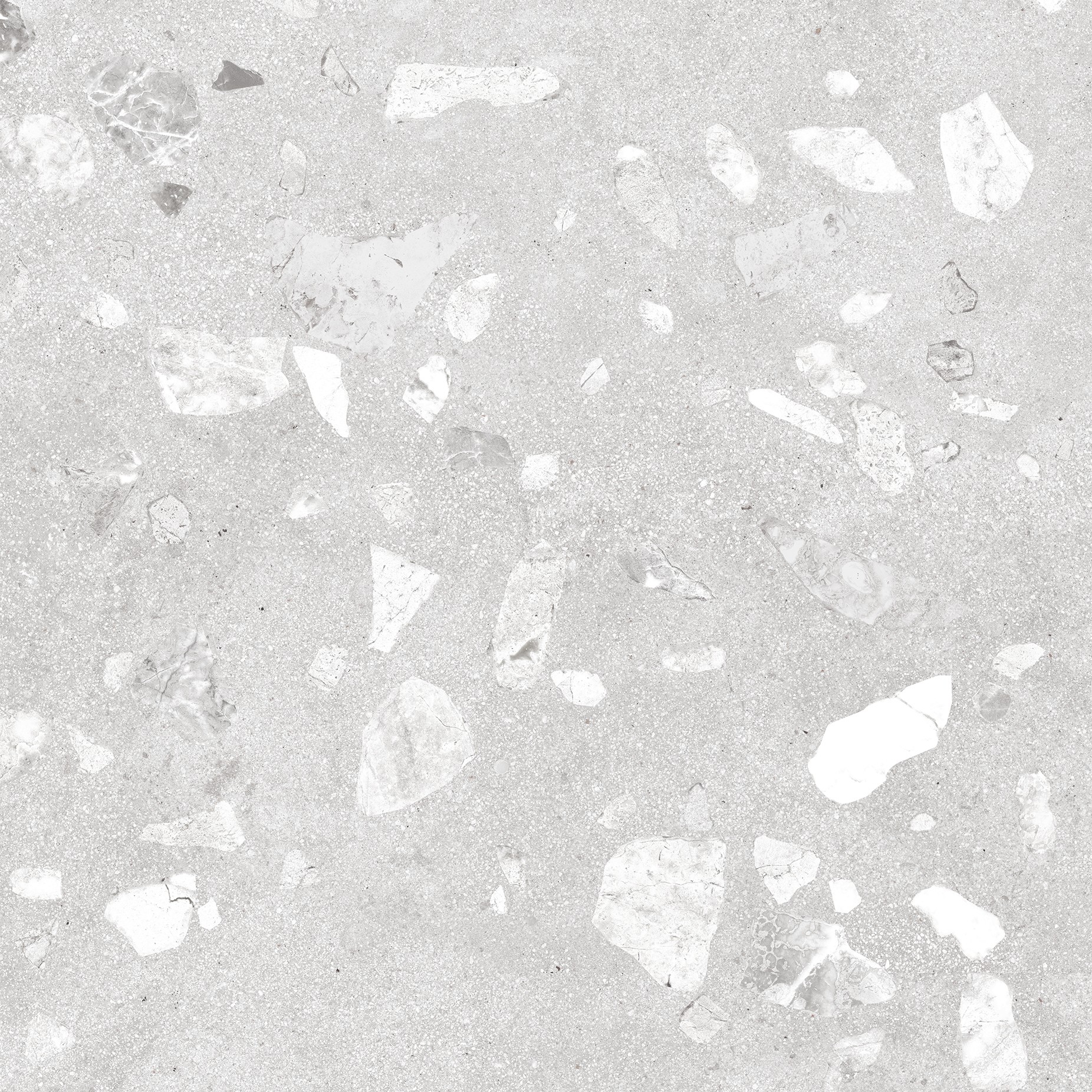 Terrazzo grey PG 01 Керамогранит 450х450 (0,203*8=1,62*26)Gracia ceramica